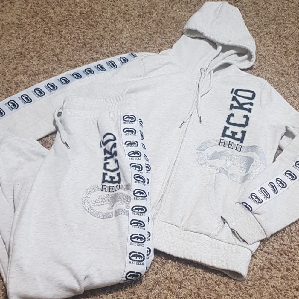 Ecko Red Hoodie & Sweats set